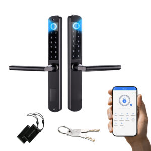 slim door lock IP66 IP65 waterproof for outdoor for gates, aluminum doors waterproof, weatherproof, dustproof