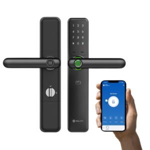 Premium Korean Made Solity smart door lock with Wi-Fi and fingerprint access in Dubai home