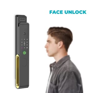 Altix smart door lock with fingerprint access in Dubai home
