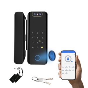 Altix GX Pro Glass Door Automated Lock Fingerprint, 3D Face Recognition, FaceID, Key