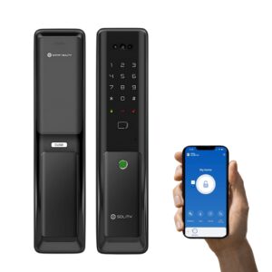 Premium Korean Made Solity smart door lock with Wi-Fi and fingerprint access in Dubai home