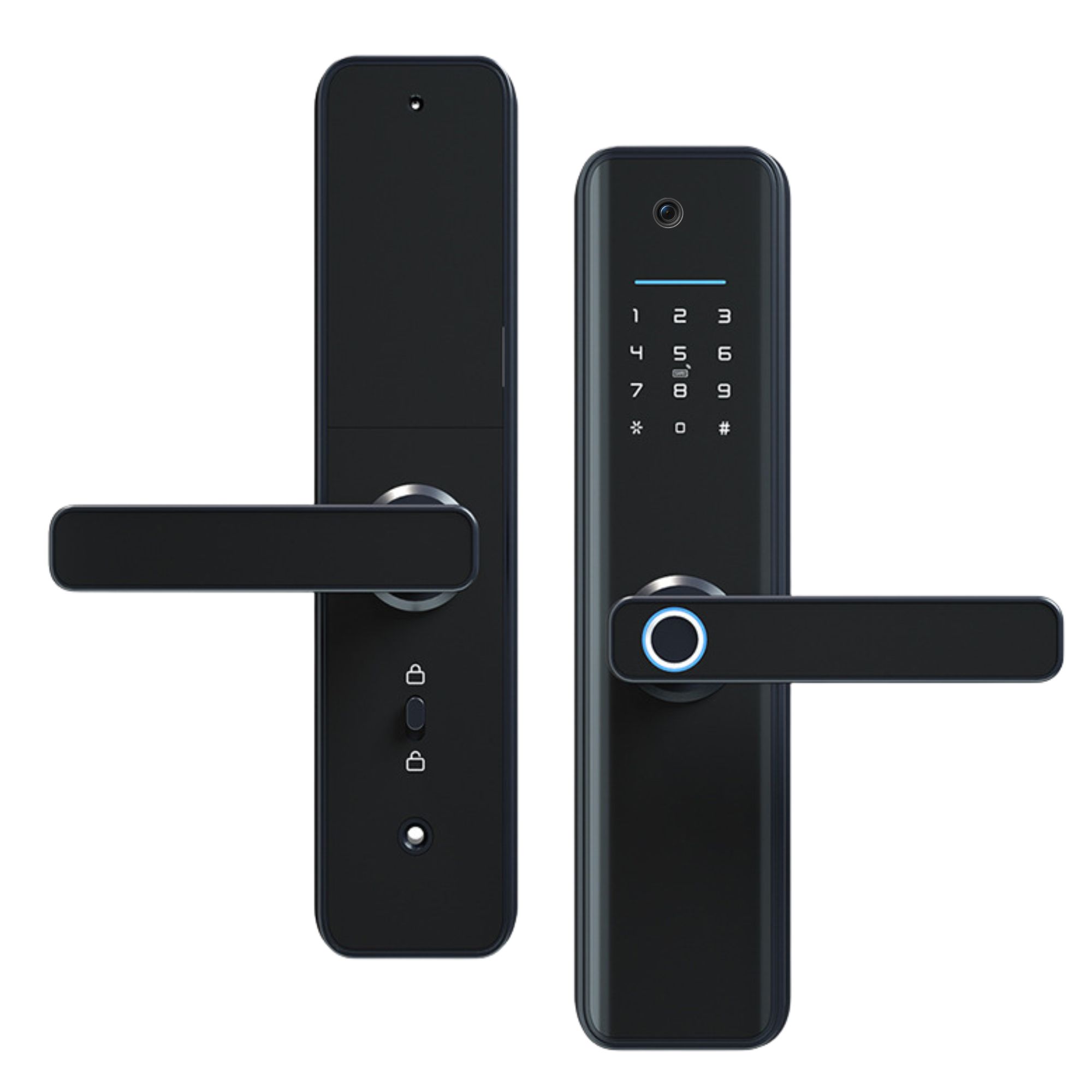 Altix smart door lock with fingerprint access in Dubai home