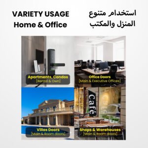 Altix R5 WiFi smart lock for home office rooms apartments condos condominimum in dubai, abu Dhabi, Sharjah and the UAE. KSA Saudi Arabia, jeddah, riyadh