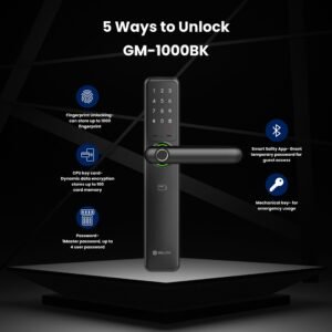 Premium Korean Made Solity smart door lock with Wi-Fi and fingerprint access in Dubai home