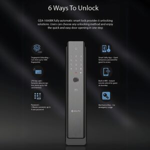 Premium Korean Made Solity smart door lock with Wi-Fi and fingerprint access in Dubai home