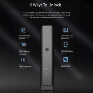 Premium Korean Made Solity smart door lock with Wi-Fi and fingerprint access in Dubai home