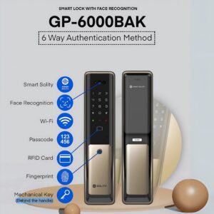 Premium Korean Made Solity smart door lock with Wi-Fi and fingerprint access in Dubai home