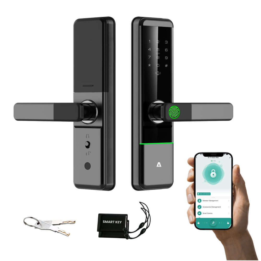 Altix R5 WiFi smart lock for home office rooms apartments condos condominimum in dubai, abu Dhabi, Sharjah and the UAE. KSA Saudi Arabia, jeddah, riyadh