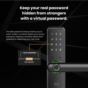Premium Korean Made Solity smart door lock with Wi-Fi and fingerprint access in Dubai home