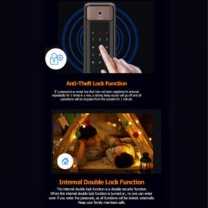 Premium Korean Made Solity smart door lock with Wi-Fi and fingerprint access in Dubai home