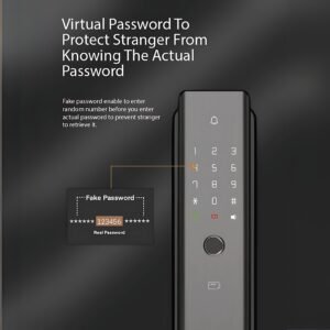 Premium Korean Made Solity smart door lock with Wi-Fi and fingerprint access in Dubai home