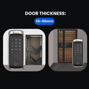 Premium Korean Made Solity smart door lock with Wi-Fi and fingerprint access in Dubai home