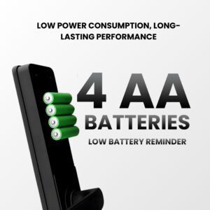 Altix smart door lock with fingerprint access in Dubai home Bluetooth smartphone access