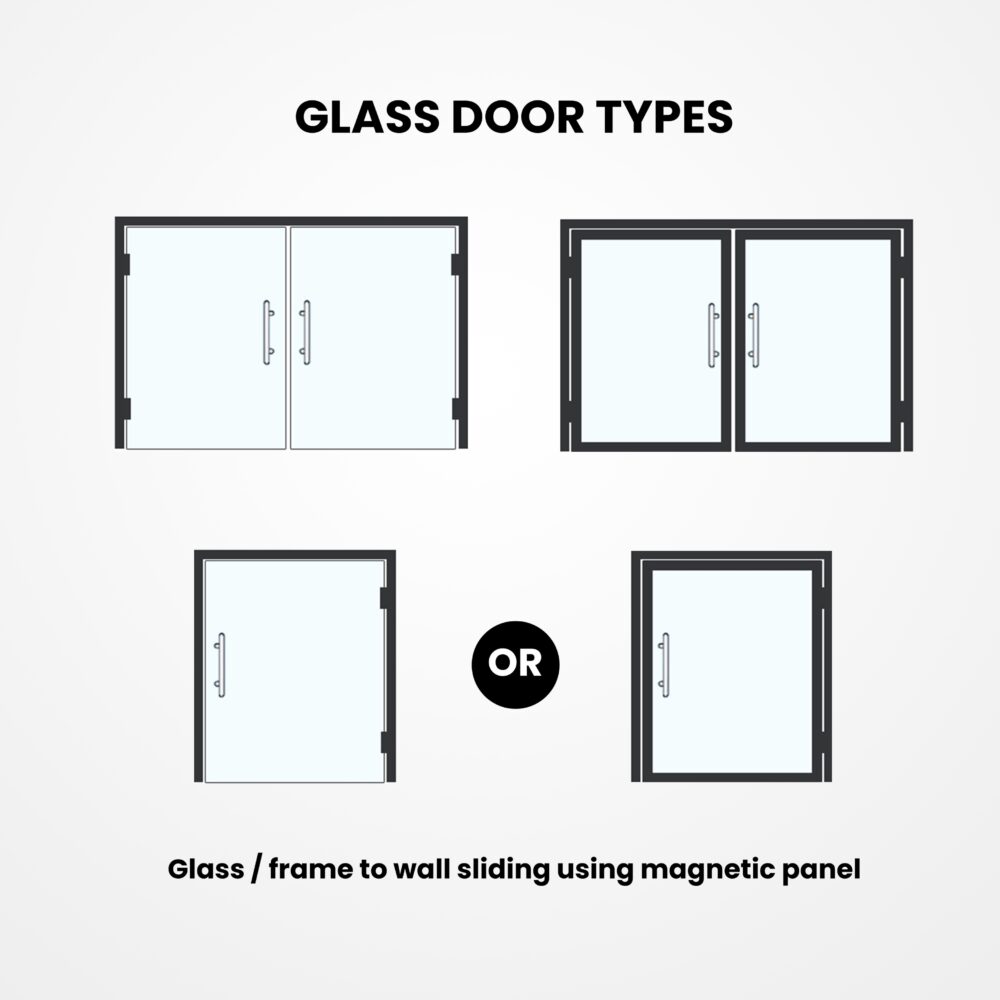 Altix GX Pro Glass Door Automated Lock Fingerprint, 3D Face Recognition, FaceID, Key