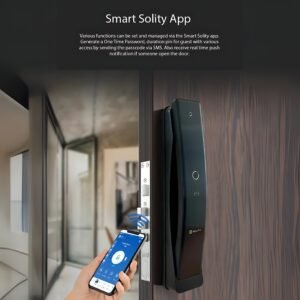 Premium Korean Made Solity smart door lock with Wi-Fi and fingerprint access in Dubai home