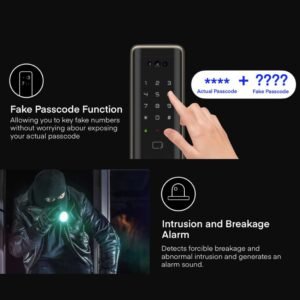 Premium Korean Made Solity smart door lock with Wi-Fi and fingerprint access in Dubai home