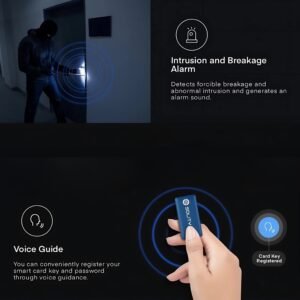 Premium Korean Made Solity smart door lock with Wi-Fi and fingerprint access in Dubai home