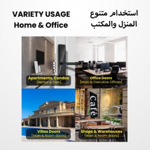 Altix smart door lock with fingerprint access in Dubai home Bluetooth smartphone access