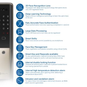 Premium Korean Made Solity smart door lock with Wi-Fi and fingerprint access in Dubai home