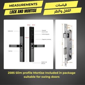slim door lock IP66 IP65 waterproof for outdoor for gates, aluminum doors waterproof, weatherproof, dustproof