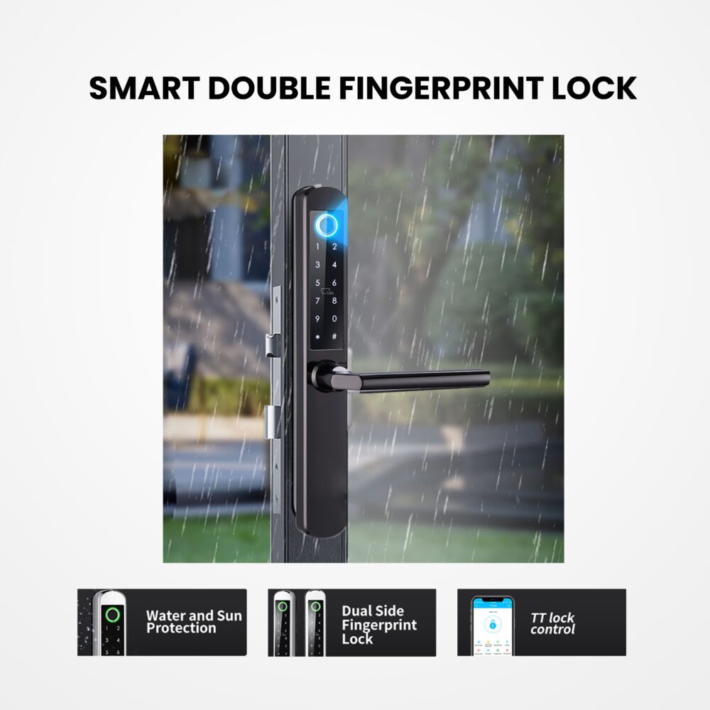 slim door lock IP66 IP65 waterproof for outdoor for gates, aluminum doors waterproof, weatherproof, dustproof