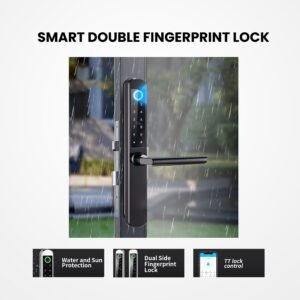 slim door lock IP66 IP65 waterproof for outdoor for gates, aluminum doors waterproof, weatherproof, dustproof