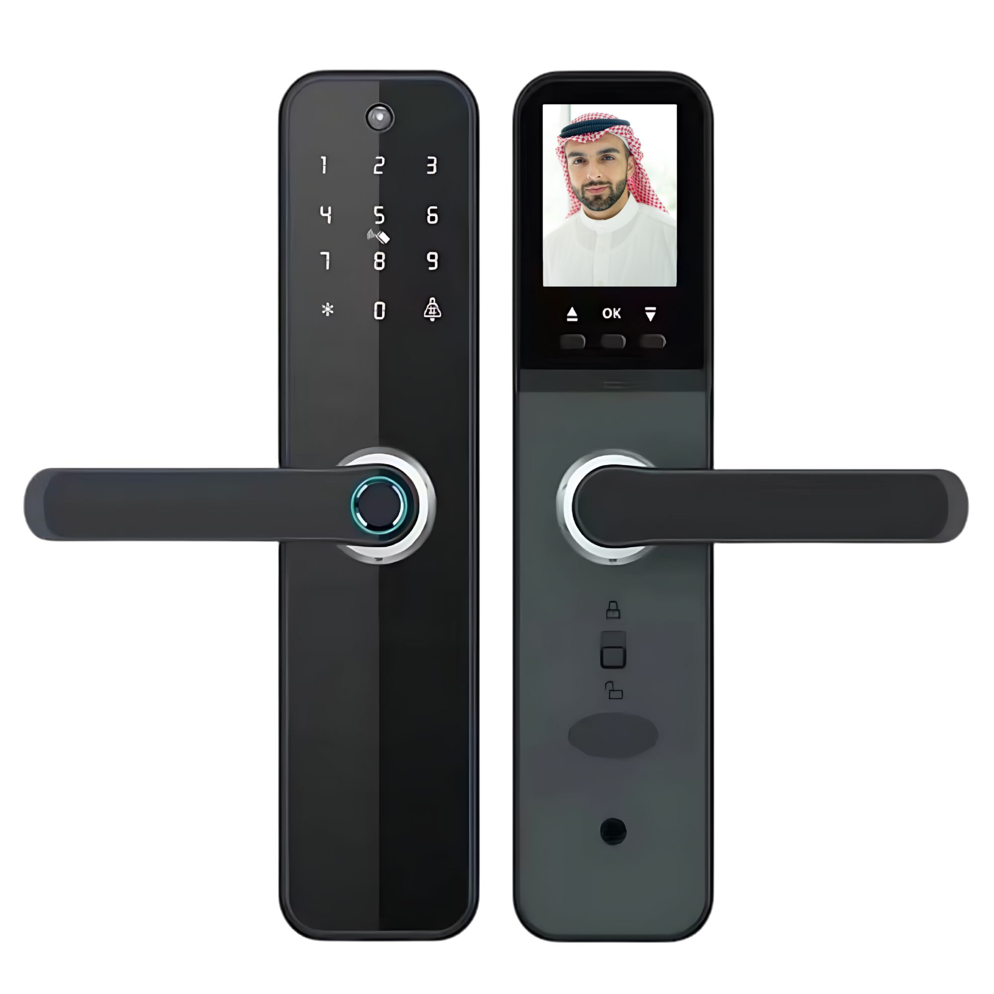 Altix smart door lock with fingerprint access in Dubai home