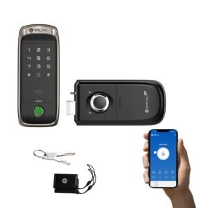 Premium Korean Made Solity smart door lock with Wi-Fi and fingerprint access in Dubai home