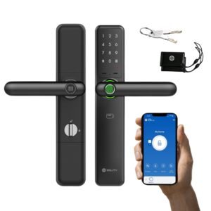 Premium Korean Made Solity smart door lock with Wi-Fi and fingerprint access in Dubai home