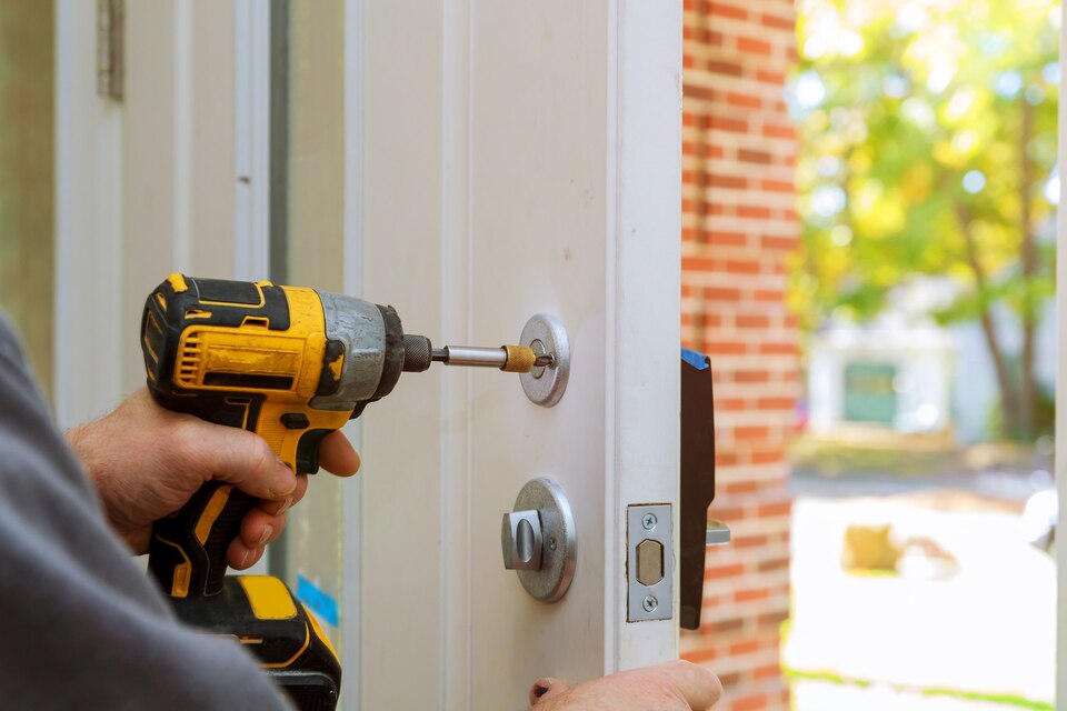 Altix smart door lock with fingerprint access in Dubai home