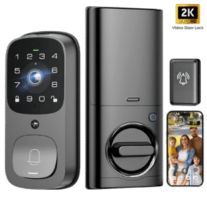 Altix AL501 WiFi smart lock with 2K camera smart lock for home office rooms apartments condos condominium in dubai, abu Dhabi, Sharjah and the UAE. KSA Saudi Arabia, jeddah, riyadh