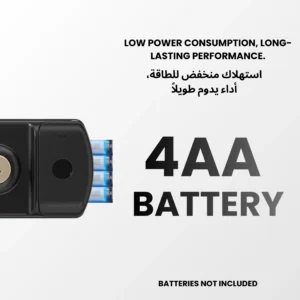4AA Battery smart lock