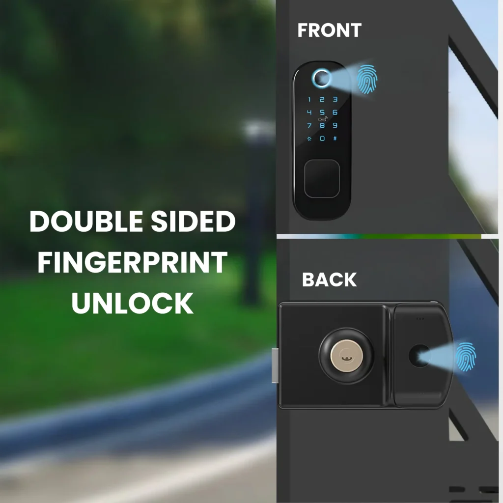 Double side fingerprint